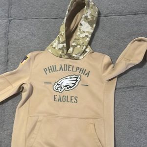 COPY - Boys size medium Nike salute to service Philadelphia Eagles sweatshirt
